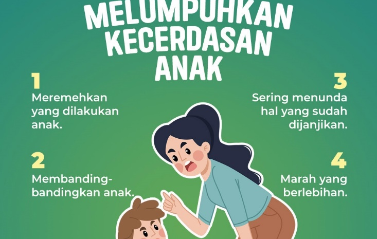  4 Hal yang Bisa Melumpuhkan Kecerdasan Anak